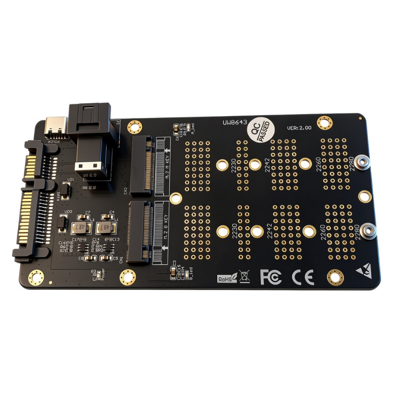 2in1 M.2 NVMe SATA NGFF SSD Ad - Memory Card Ssd review and price