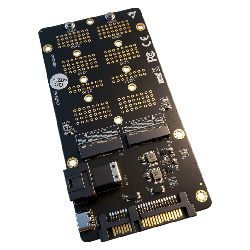 2in1 M.2 NVMe SATA NGFF SSD Ad - Memory Card Ssd review and price