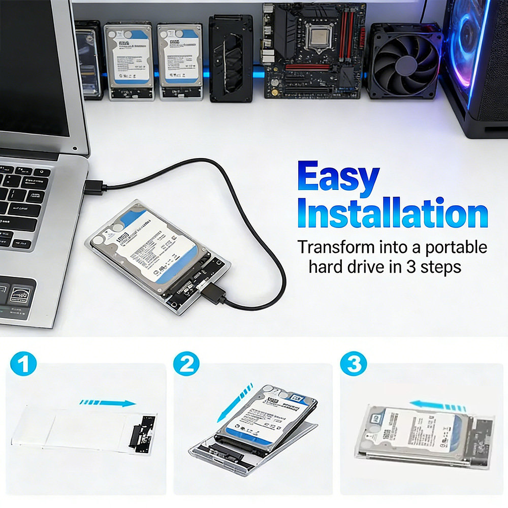 2.5 Inch Transparent SATA to U - External Ssd review and price