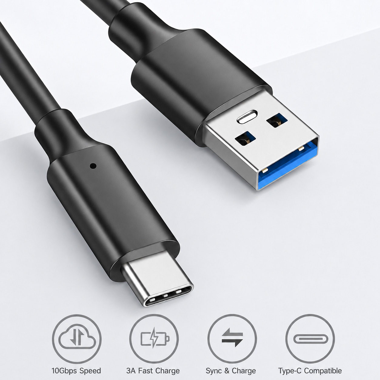 USB 3.2 Type C to A Cable 10Gb - Samsung Ssd review and price